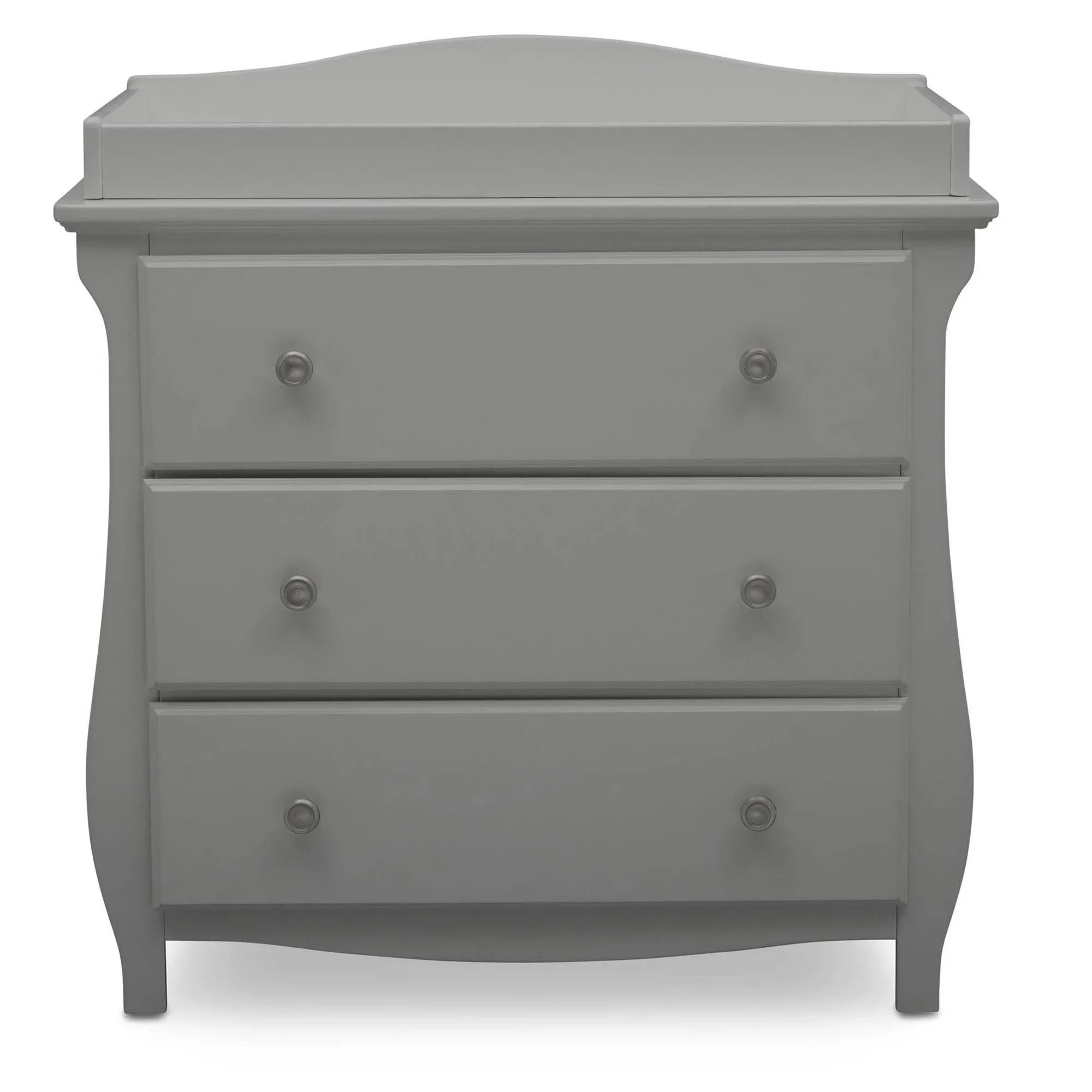 Delta Children Lancaster 3 Drawer Dresser with Changing Top Grey