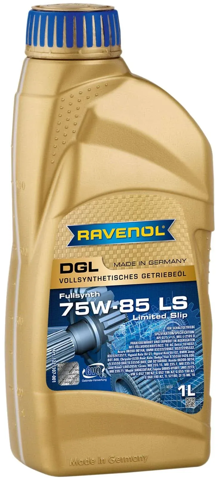 RAVENOL Gear Oil DGL 75W-85 GL-5 LS 1L