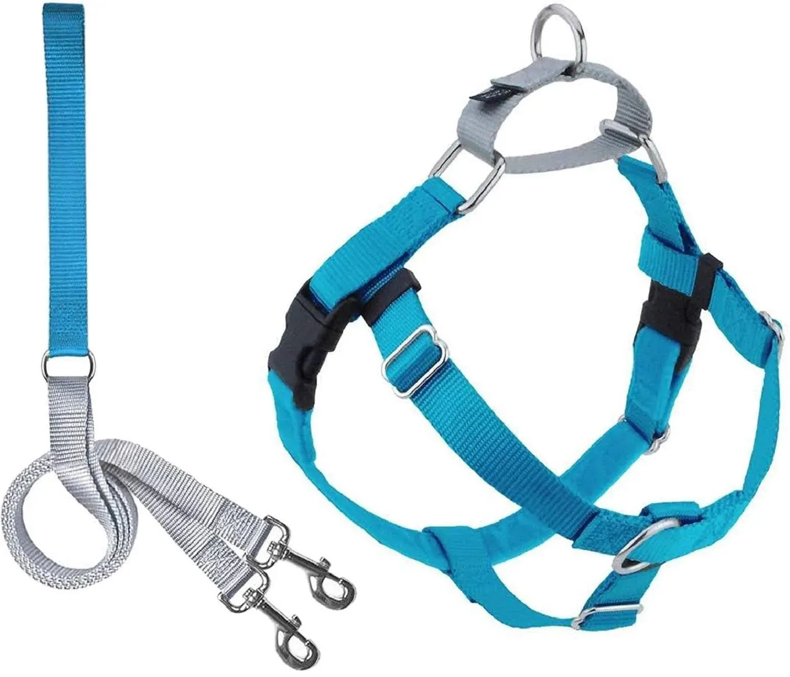 Turquoise Freedom No-Pull Dog Harness