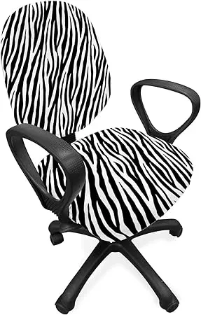 Ambesonne Animal Office Chair Slipcover Protective Stretch Cover