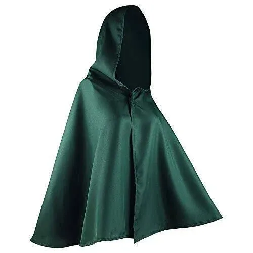 PashaLs 2PCS Anime Cloak - Green Hooded Wings Cape, Anime Cosplay Costume Cape with Necklace 29.9" lengthPashaLs 2PCS Anime Cloak - Green Hooded Wings Cape,…