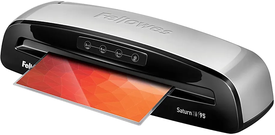 Fellowes Saturn 3i 95 Thermal & Cold Laminator, 9.5" Width, Silver/Black (5735801)