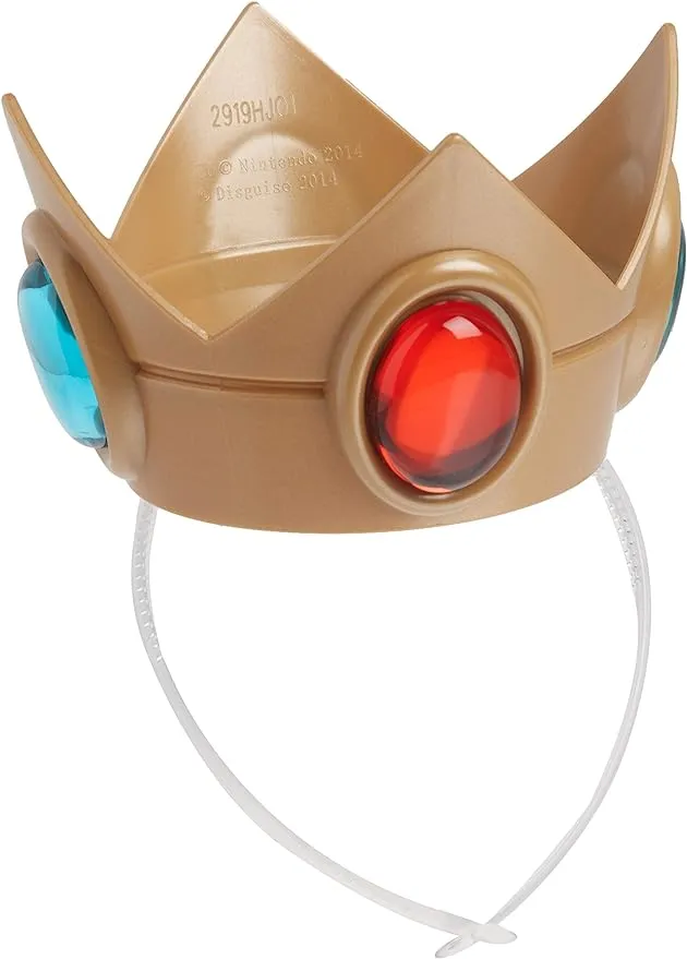 Super Mario Brothers Princess Peach Crown & Amulet