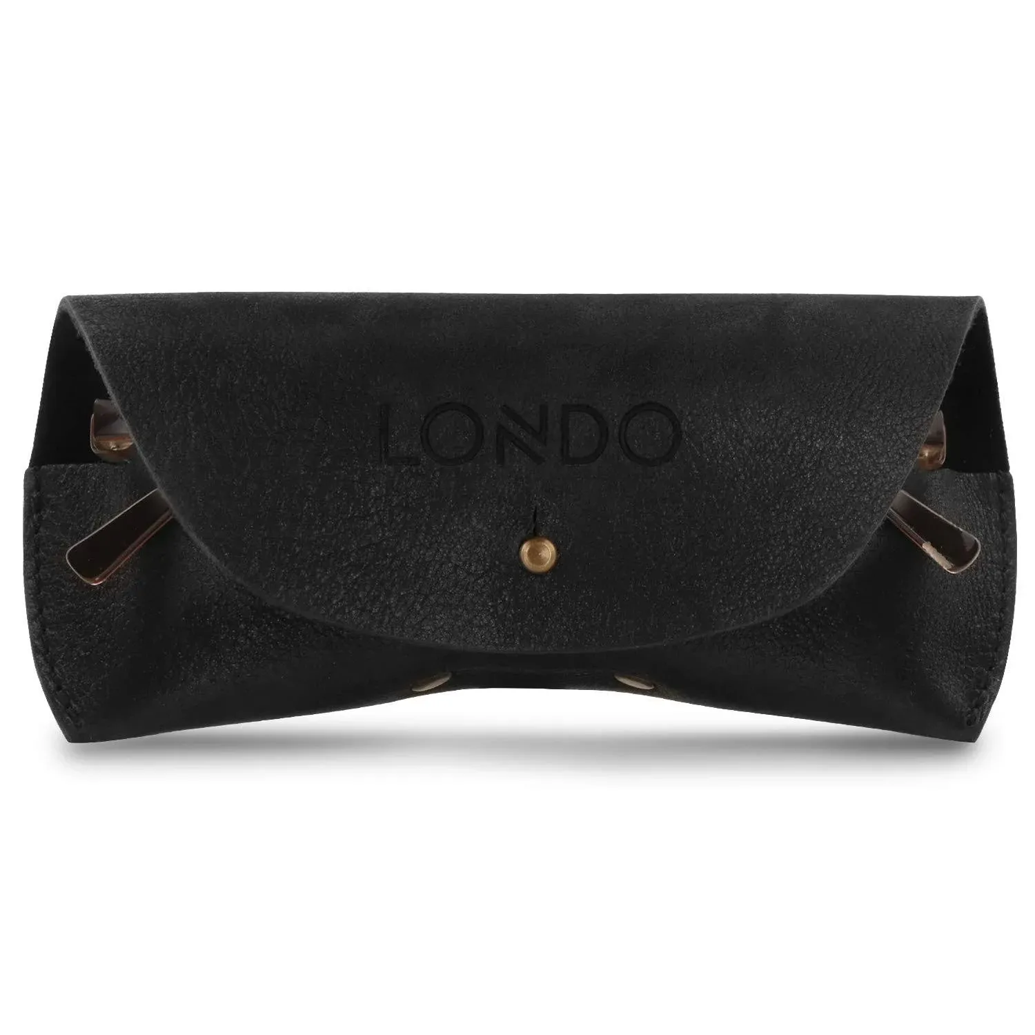 Londo Genuine Leather Case for Eyeglass, Sunglasses, Goggles and Spectacles