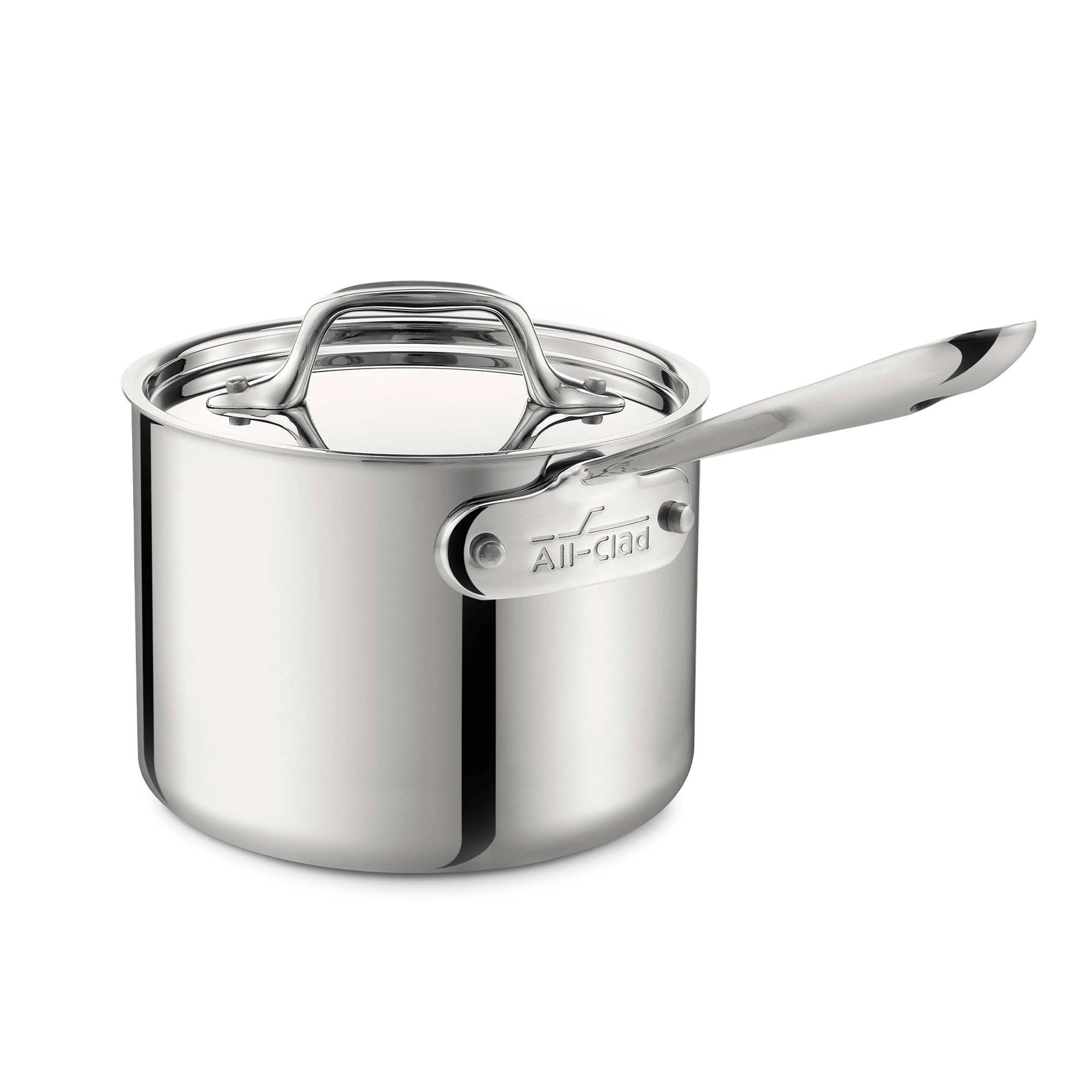 All Clad Stainless Steel Sauce Pan - 1.5 Quart with Lid