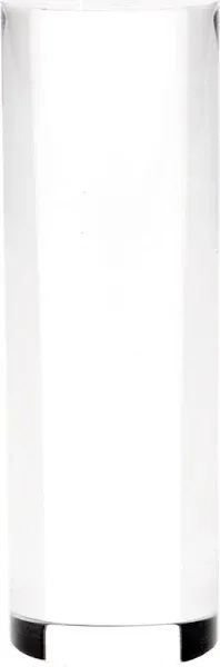 Plymor Clear Acrylic Solid Cylinder Round Display Riser, 4.5 inches (Height) x 1.5 inches (Width)