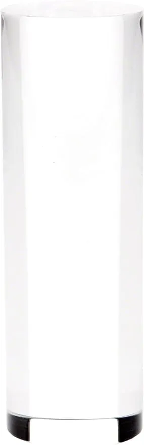 Plymor Clear Acrylic Solid Cylinder Round Display Riser, 4.5 inches (Height) x 1.5 inches (Width)