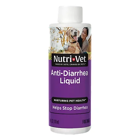 Anti-Diarrhea Liquid Digestive Supplement for Dogs, 4 oz.