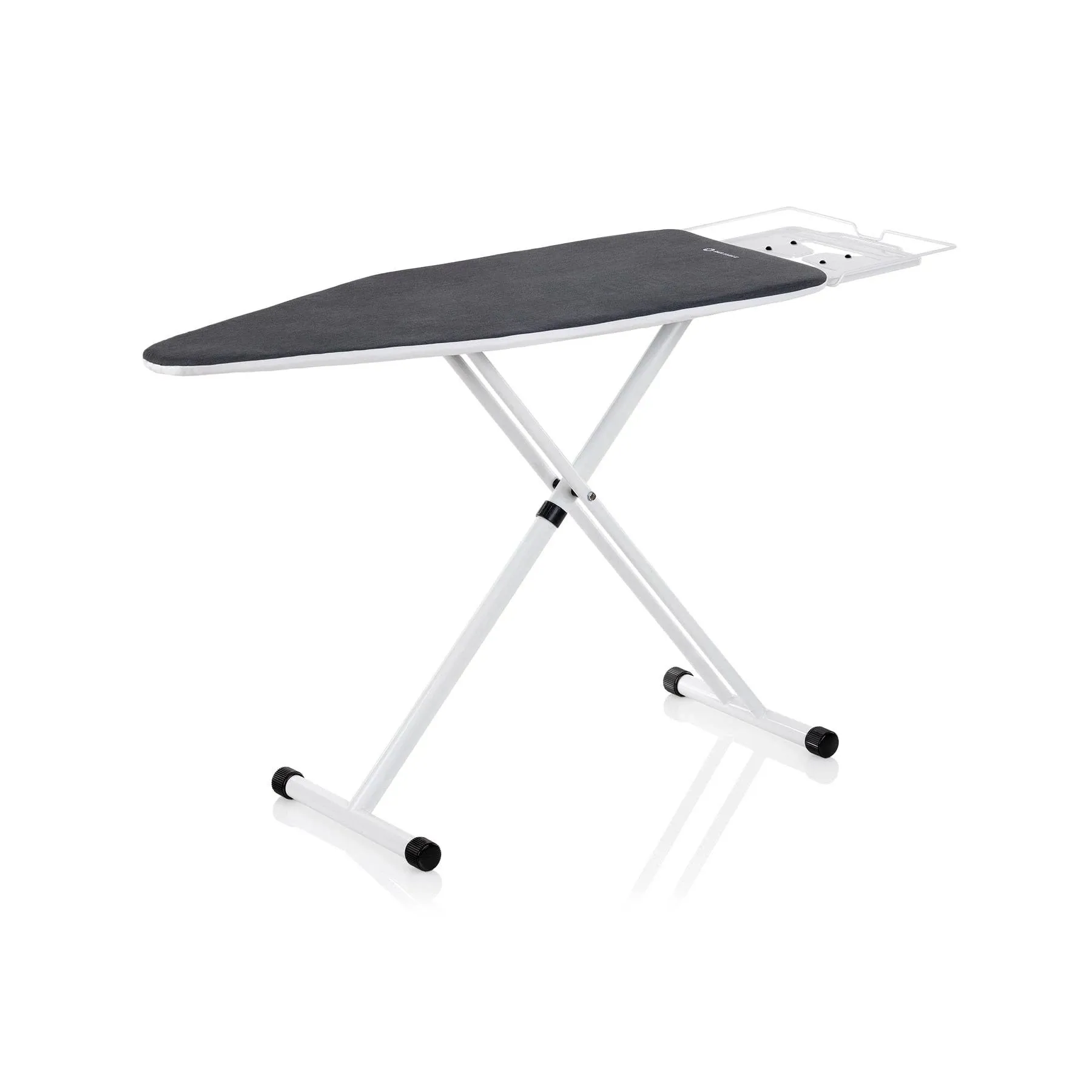 Reliable 120IB Home Ironing Board - Made in Italy Portable Ironing Board with Vera Foam Memory Foam Cover Pad, 7 Step Height Adjustment and Heavy-Duty Tube Frame Construction with Strong Iron Rest