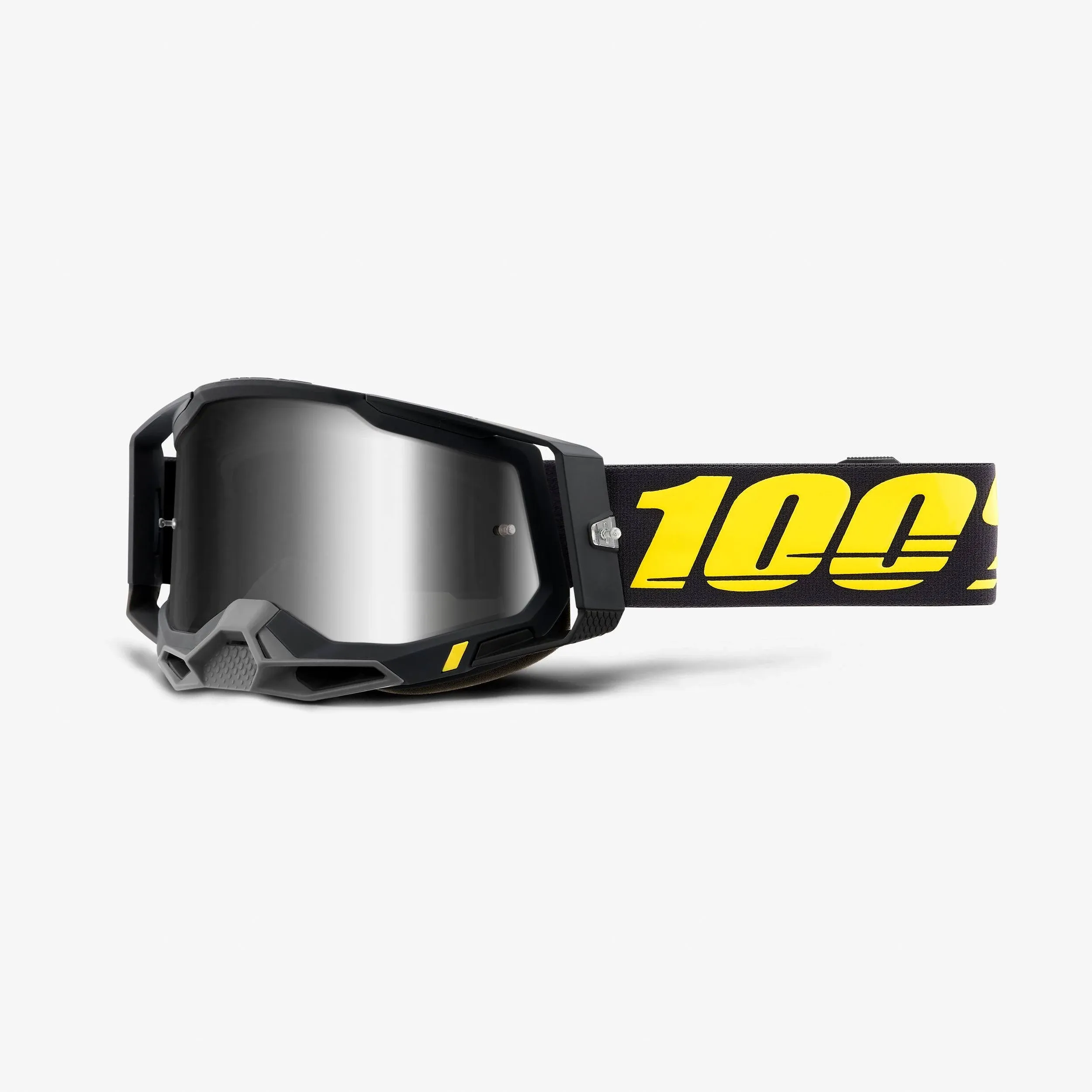 100% Racecraft 2 Goggles - Arbis - Silver Mirror