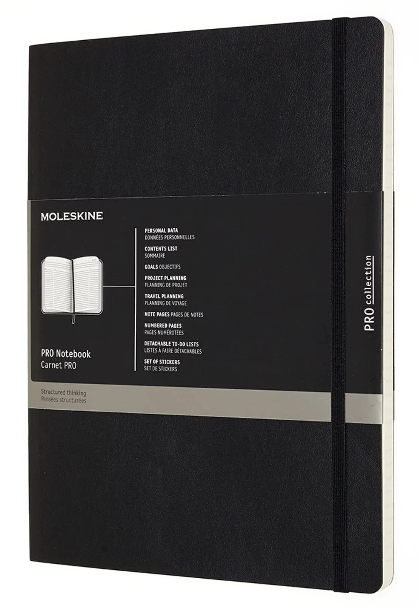 Moleskine Professional Notebook XL Black Soft Cover