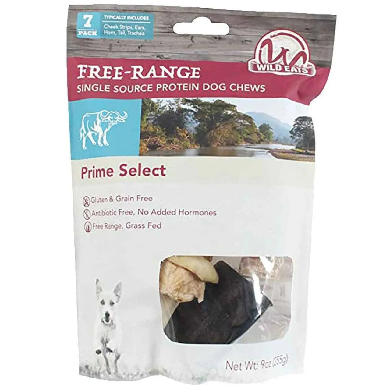 Wild Eats 7-Pack Prime Select Water Buffalo Dog Chews