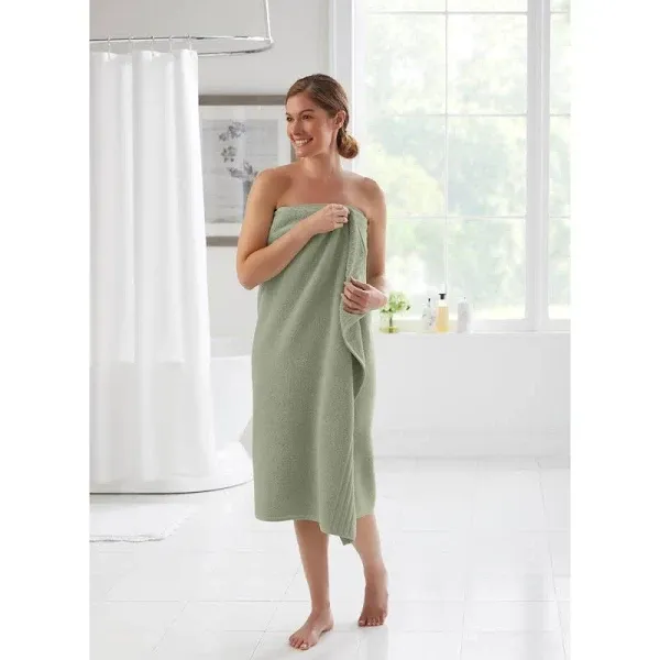 BrylaneHome Zero Twist 100% Cotton Oversized Bath Sheet