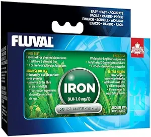 Fluval Iron Test Kit for Aquarium Water, Freshwater & Saltwater Fish Tank Test