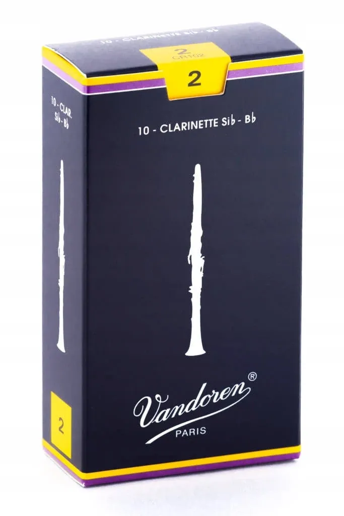 Vandoren Eb Clarinet Traditional Reeds Strength 3.5, Box of 10