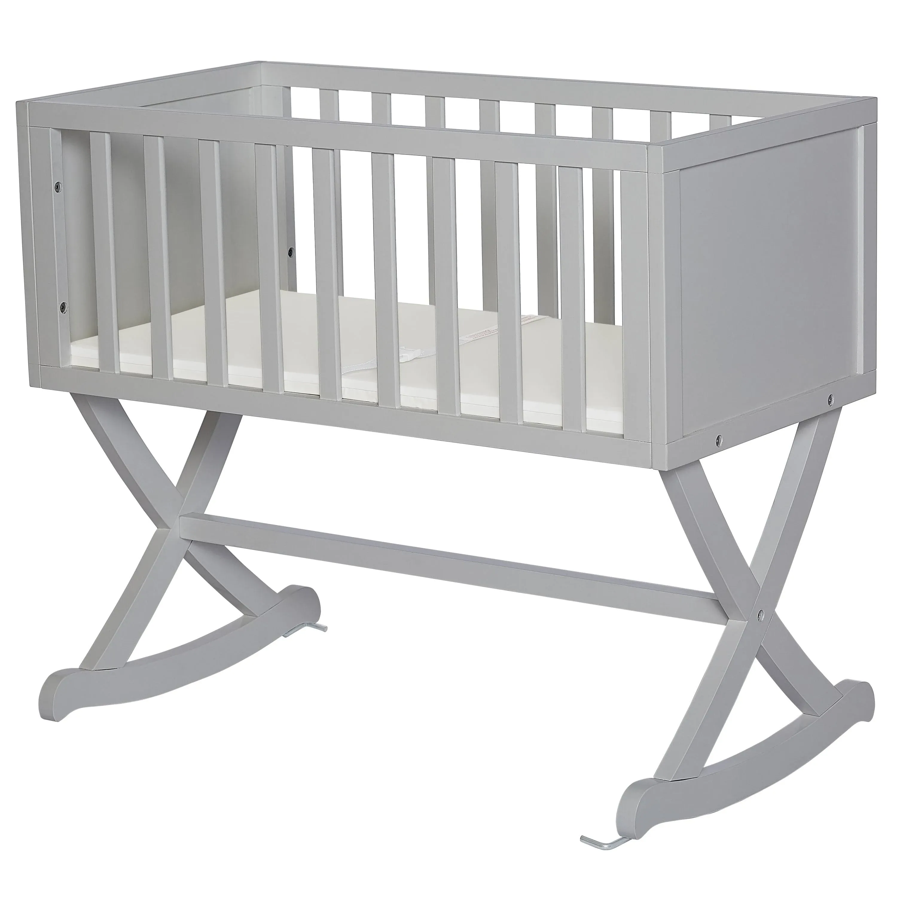 Dream on Me Haven Cradle Pebble Grey