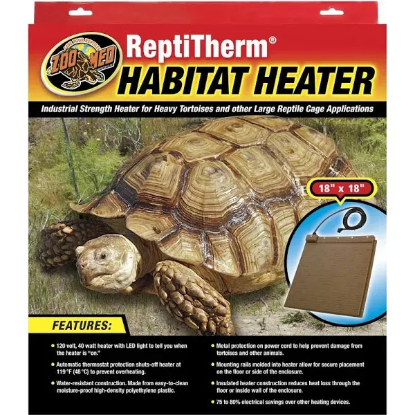 Zoo Med Laboratories Repti Therm Habitat Heater RH-20 - 40-Watt OPEN BOX