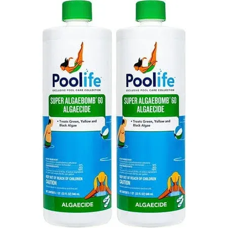 Poolife Super Algae Bomb 60 (1 qt) (2 Pack)