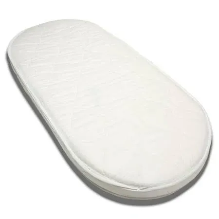 First Essentials Baby Bassinet Cradle Mattress Oval 17 x 33 Foam Waterproof  | eBay