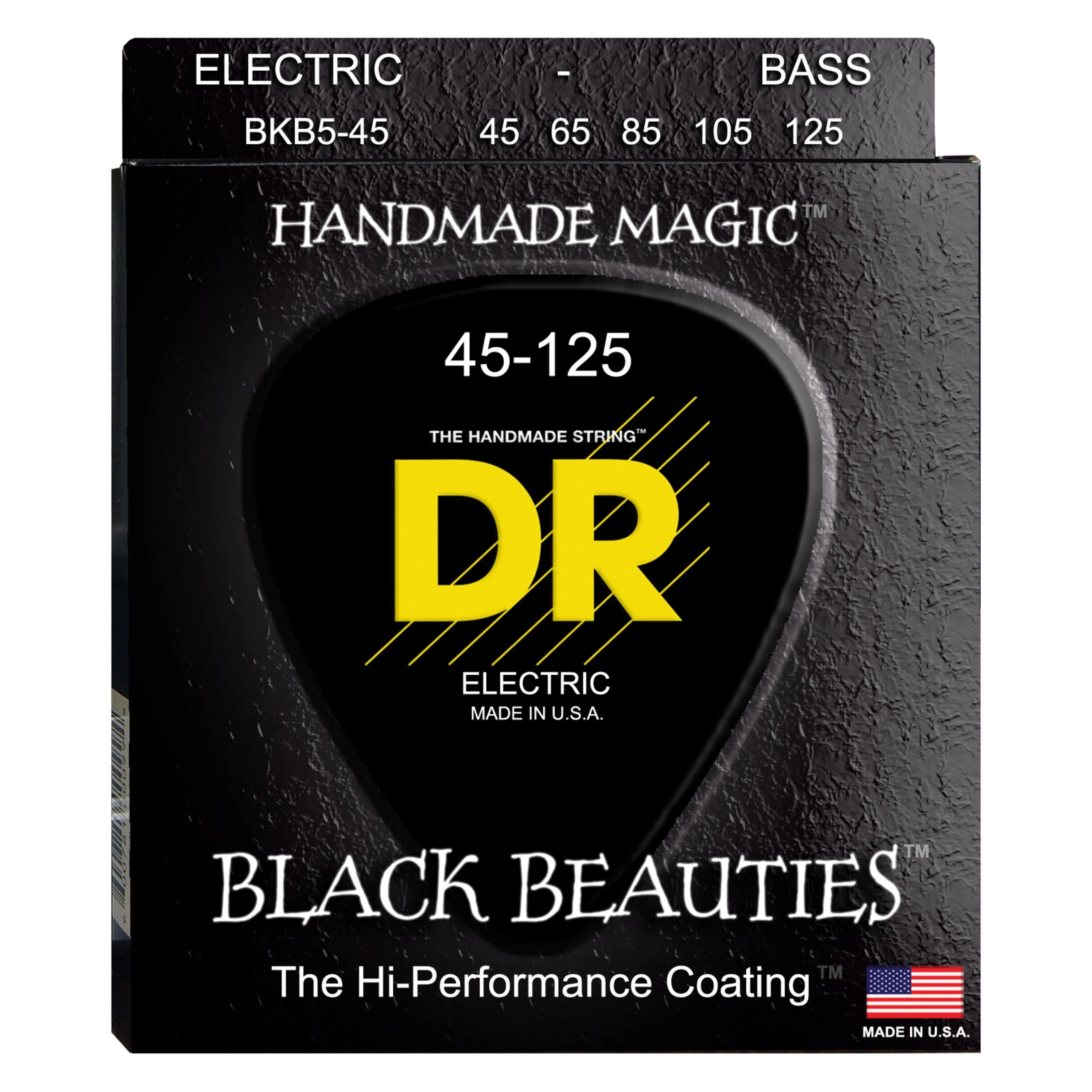 Dr Bass Strings Set BKB5-45 Black Beauties