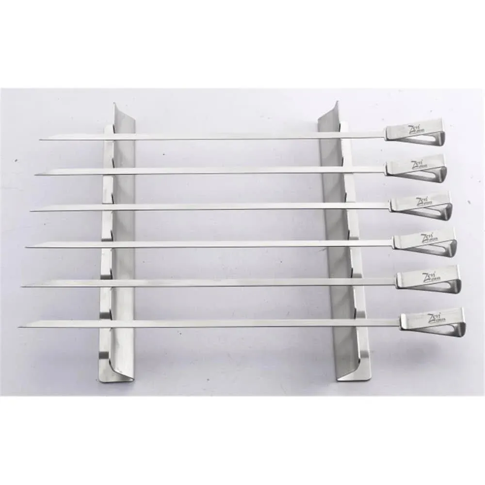 Zenport Urban 870007 Grilling Kabob Rack with Skewers