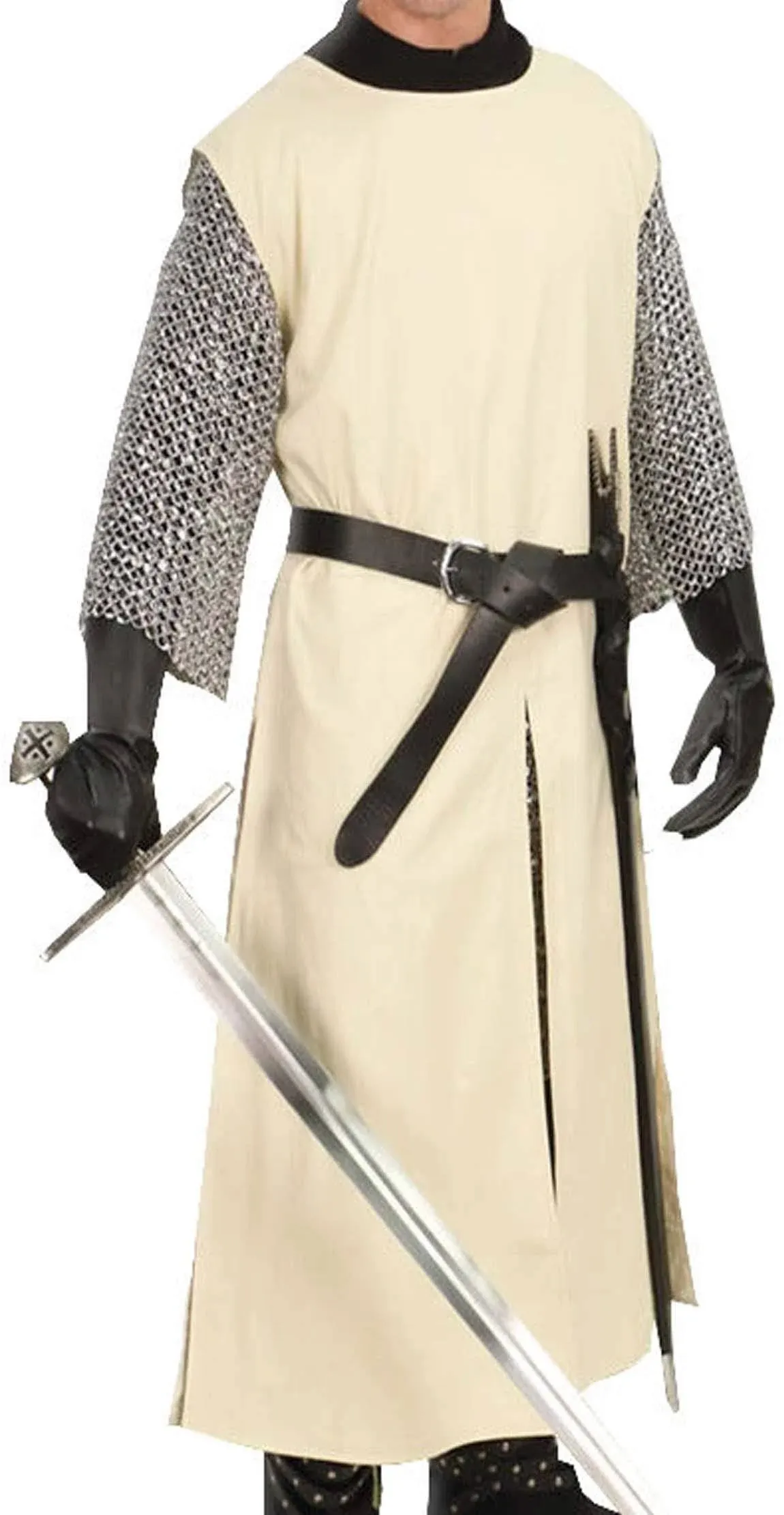 Arming Surcoat Simple Split-Front Viking Tunic