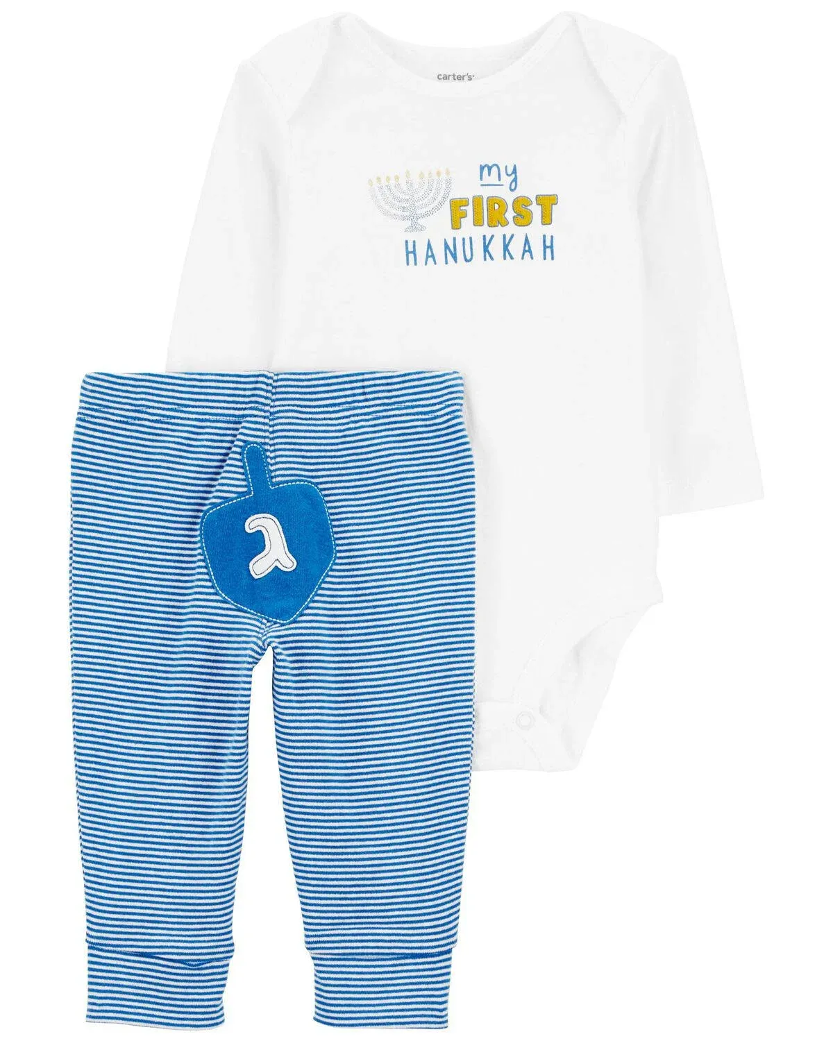 Carter's Baby My First Hanukkah Bodysuit & Pants Set