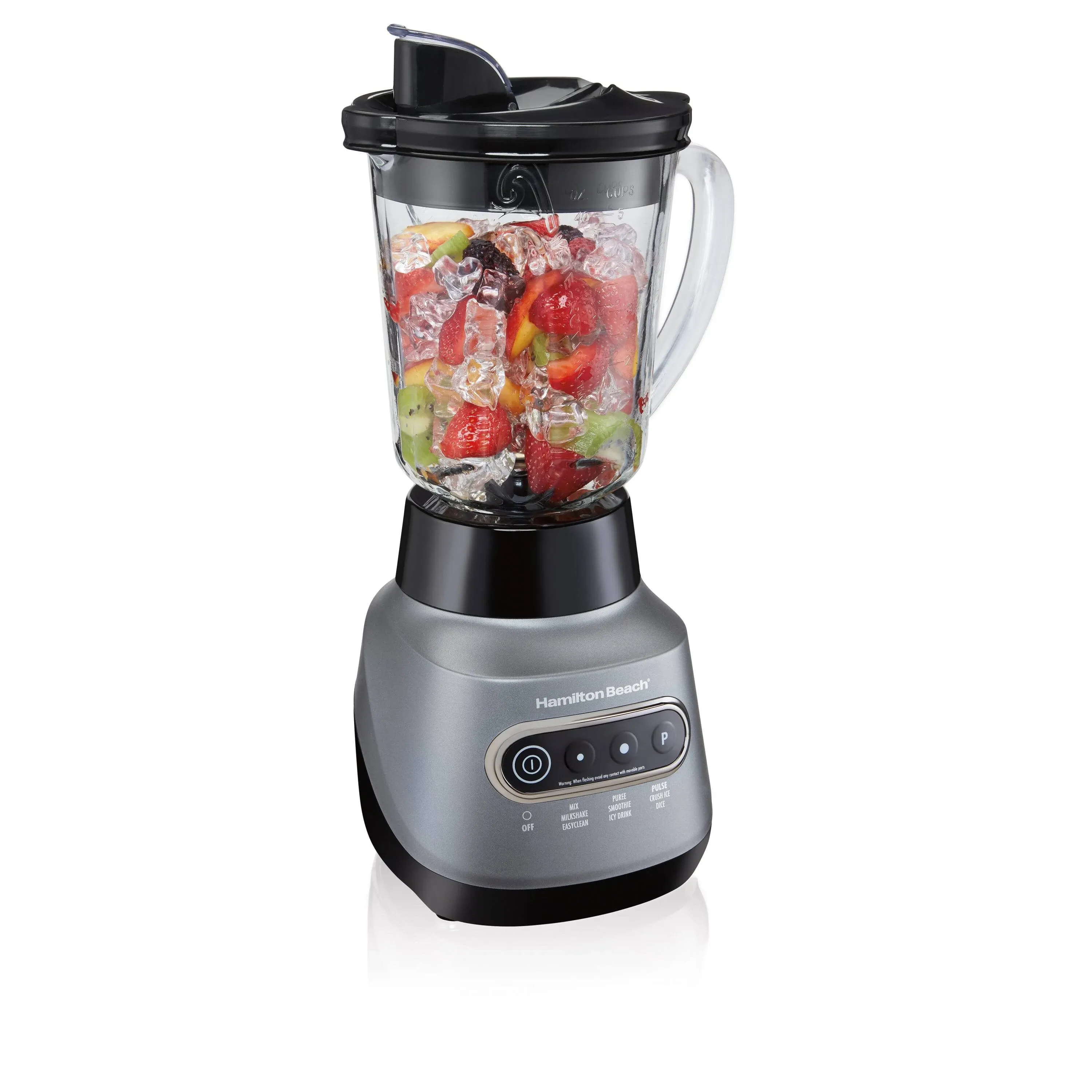 Ice Crusher Blender with 40 oz. Glass Blender Jar and 20 Oz. Travel Jar