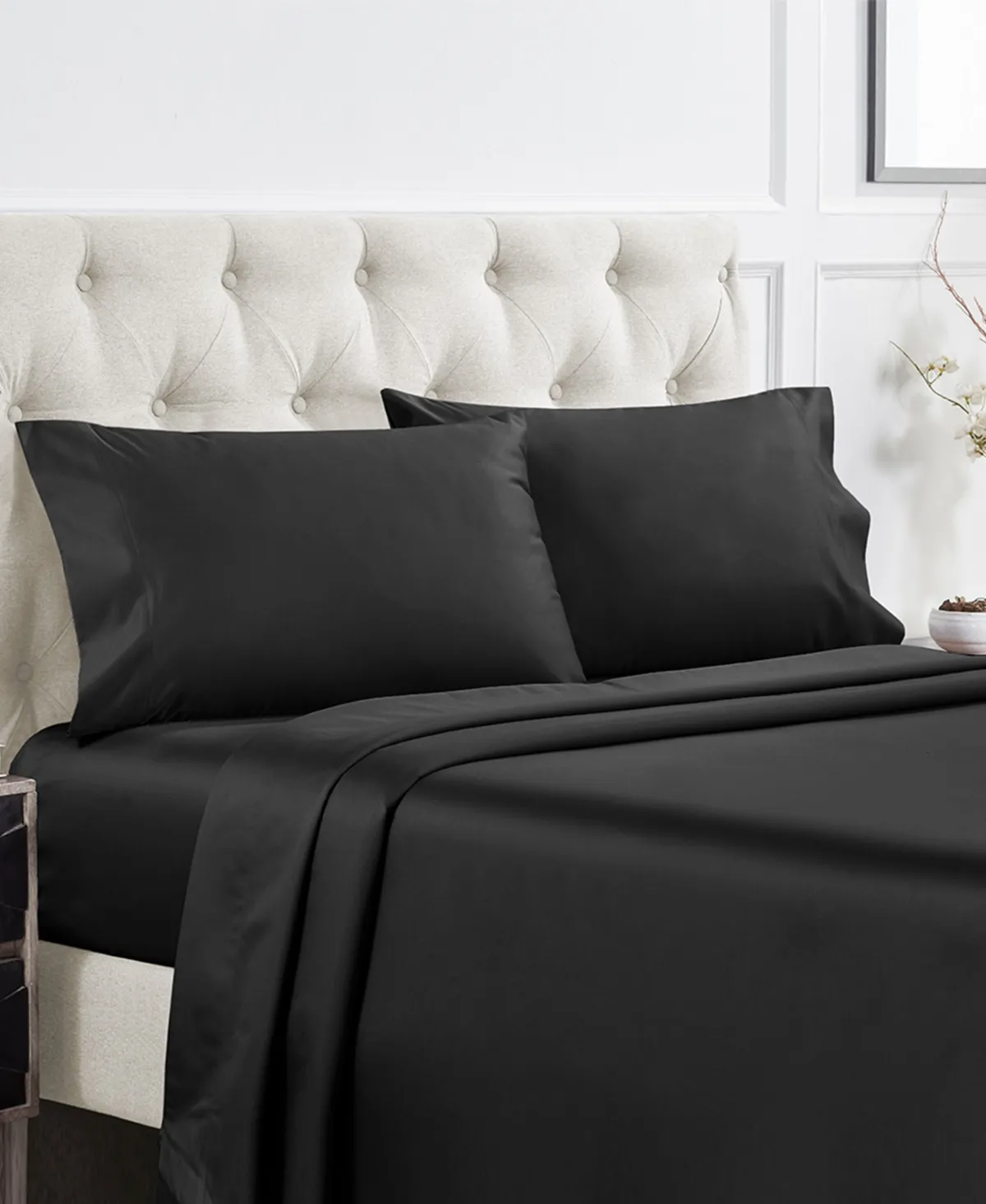 California Design Den 400 Thread Count 100% Cotton Sheets, King Size Sheet Set,