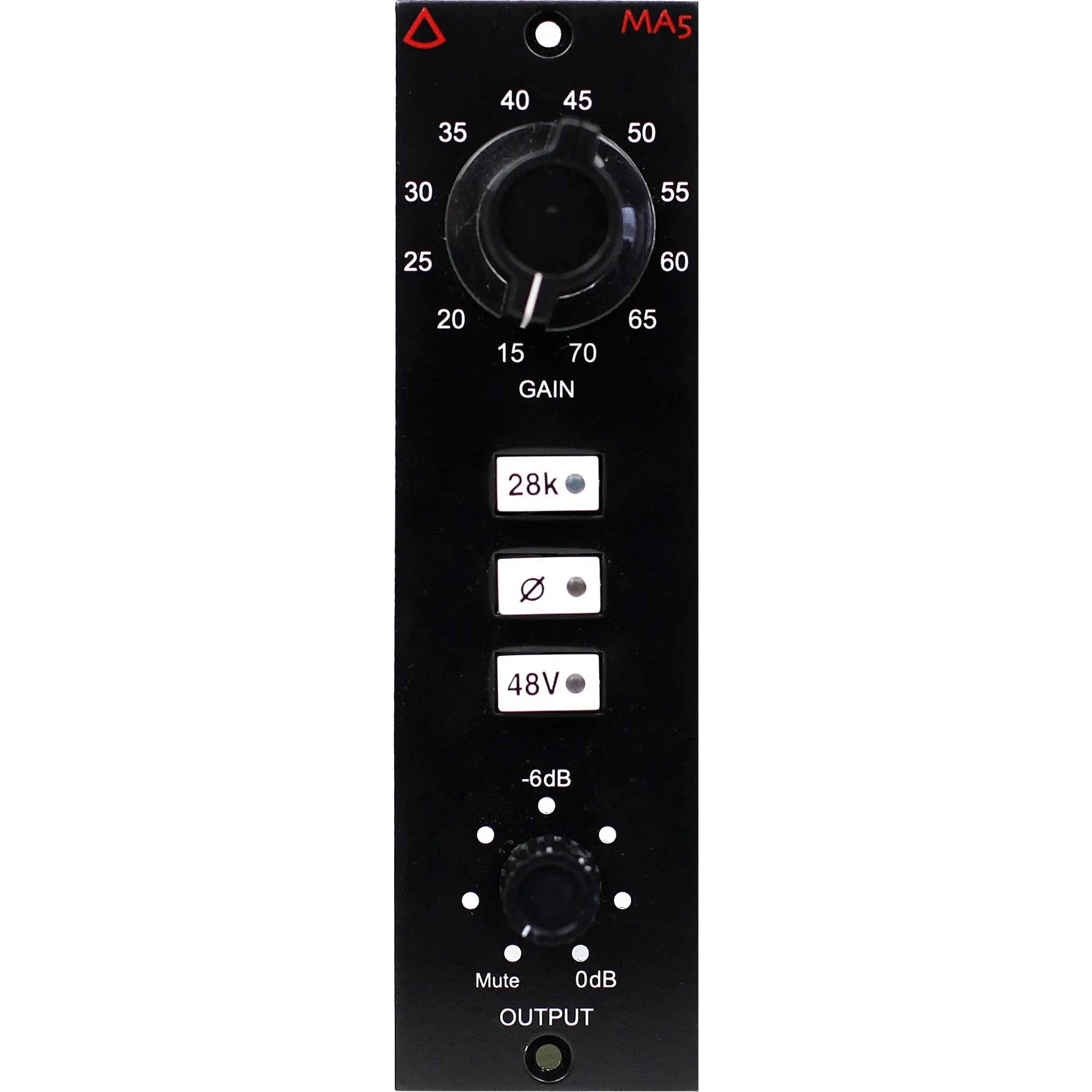 Avedis MA5 500-Series Mic Pre - Black Knobs