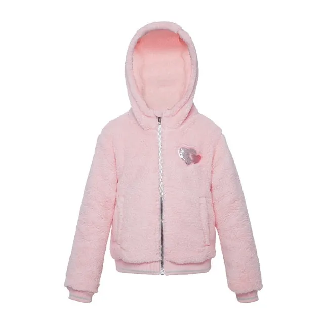 Rokka& Rolla Girl's Sherpa Fleece Jacket