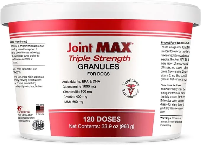 Joint MAX Triple Strength Soft Chews, 120-Count Bucket