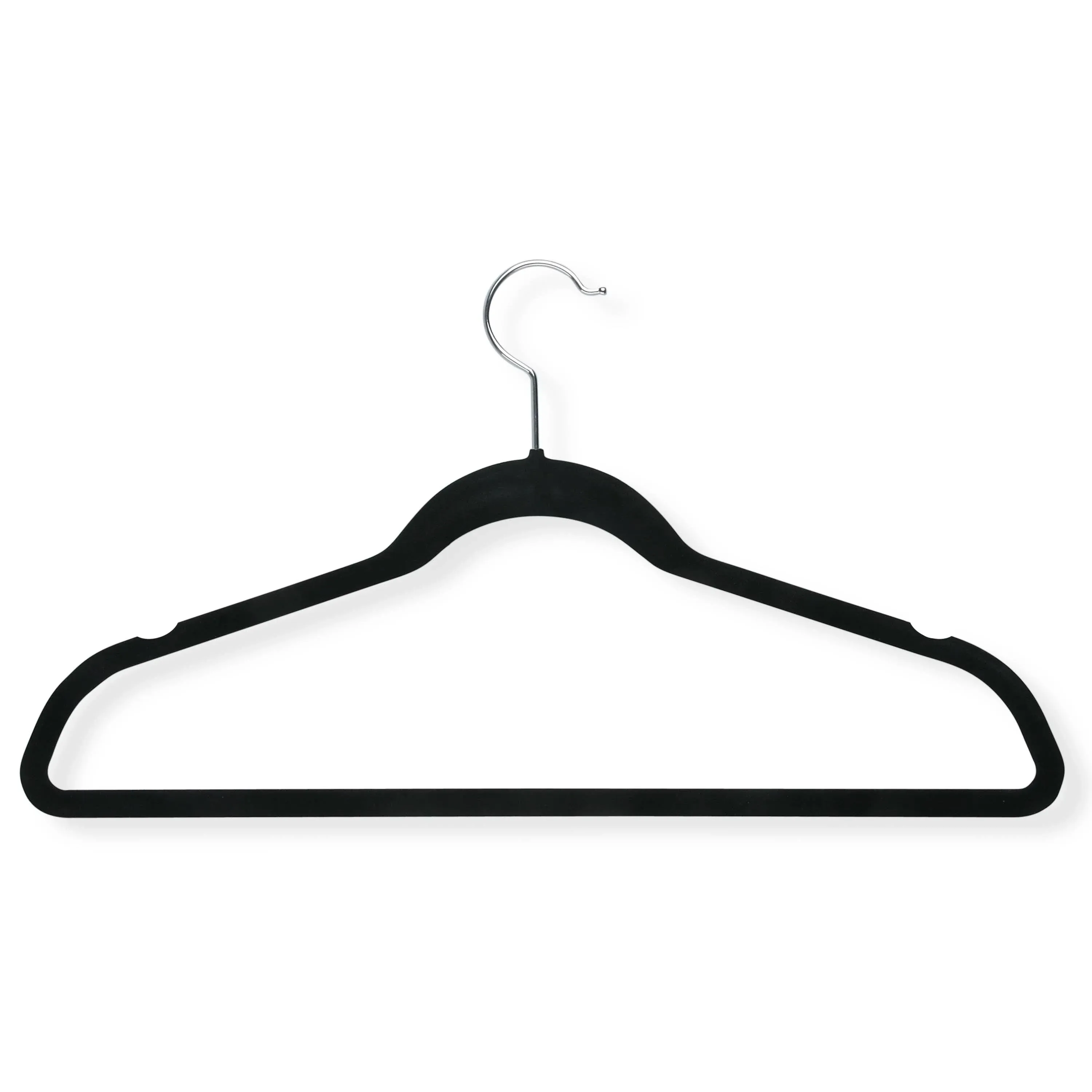 Honey Can Do 20 Pack Velvet Touch Suit Hanger Black