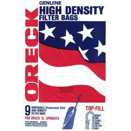 Oreck PK80009DW Upright HYPO Bags