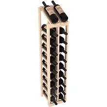 Wine Racks America® InstaCellar Display Top Wine Rack Kit - Durable and Expandable Wine Storage System, Pine Unstained - Holds 20 Bottles