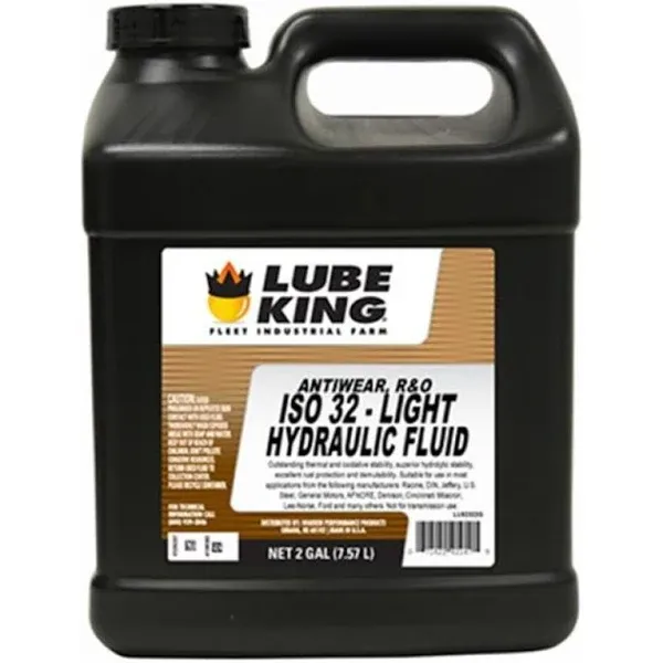 WARREN DISTRIBUTION LU52322G Hydraulic Fluid, AW ISO 32, 2-Gallons