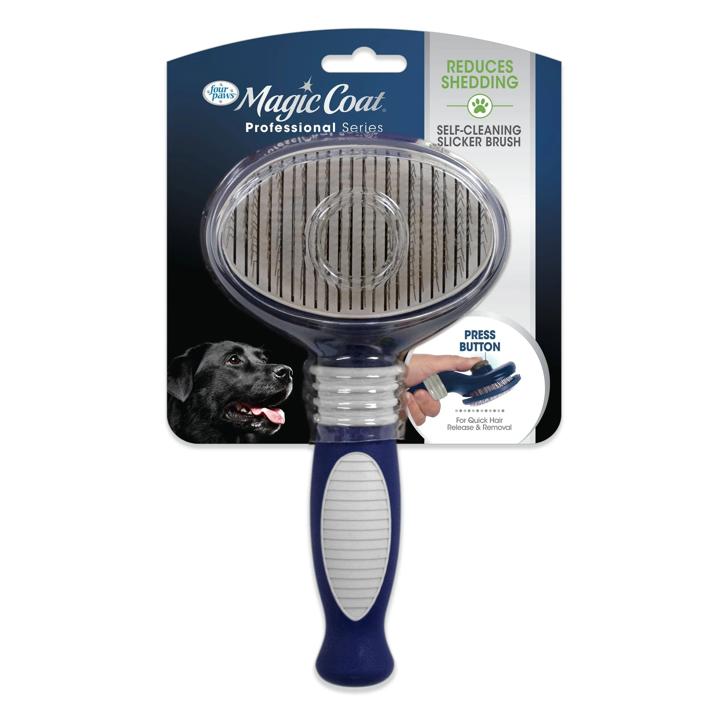 Four Paws Magic Coat Professional Series Grooming Brushes for Dogs & Cats l Trimmers, Nail Clippers, & Brushes Dog & Cat