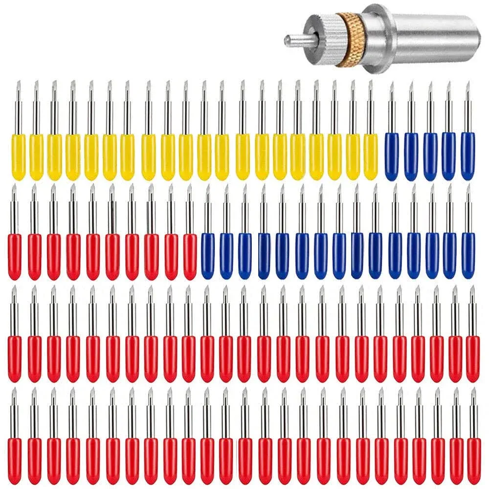 101Pc 30/45/60 Degrees Vinyl cutter Plotter Roland Blades+Roland blade Holder US