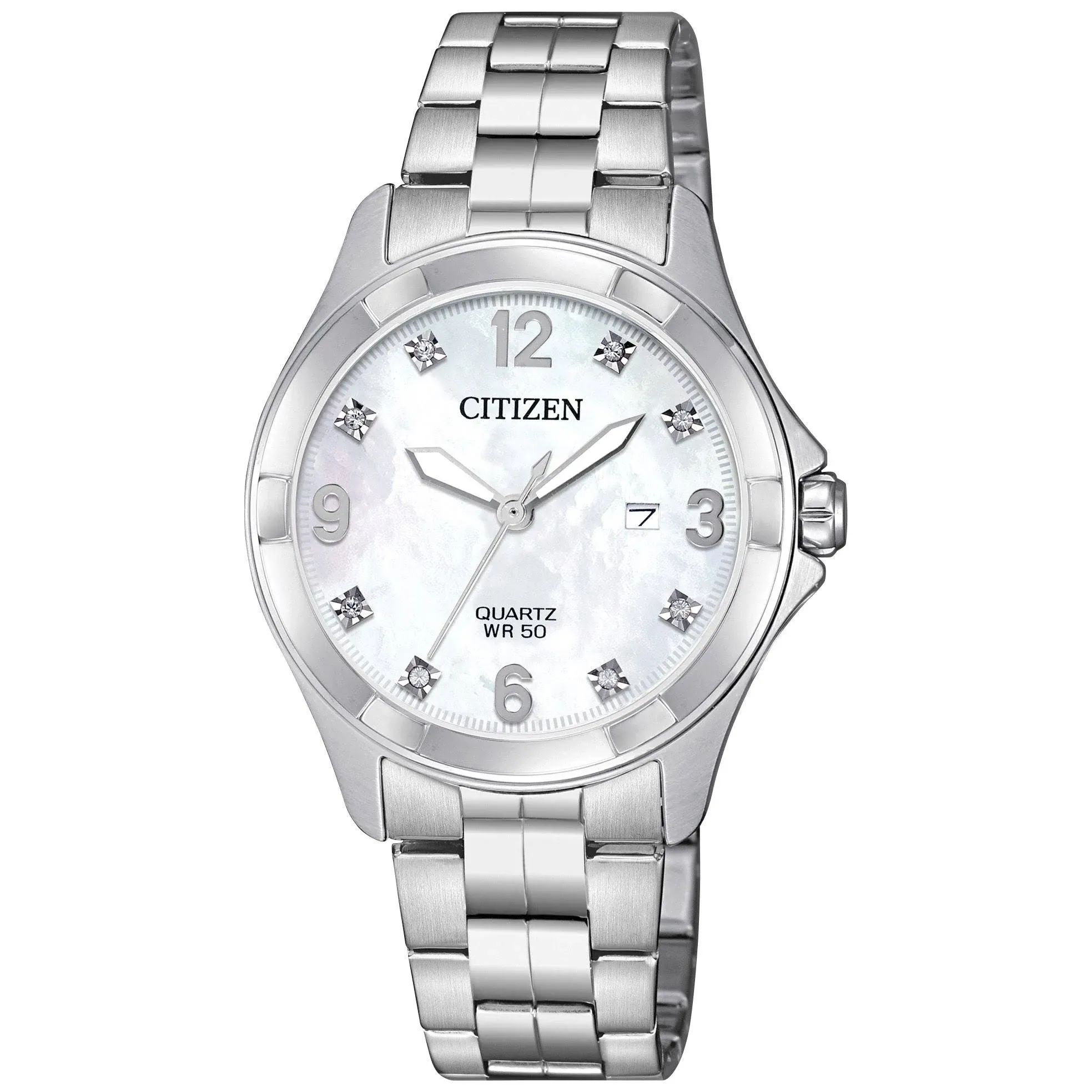 Citizen Women's Crystal Stainless Steel Watch - EU6080-58D