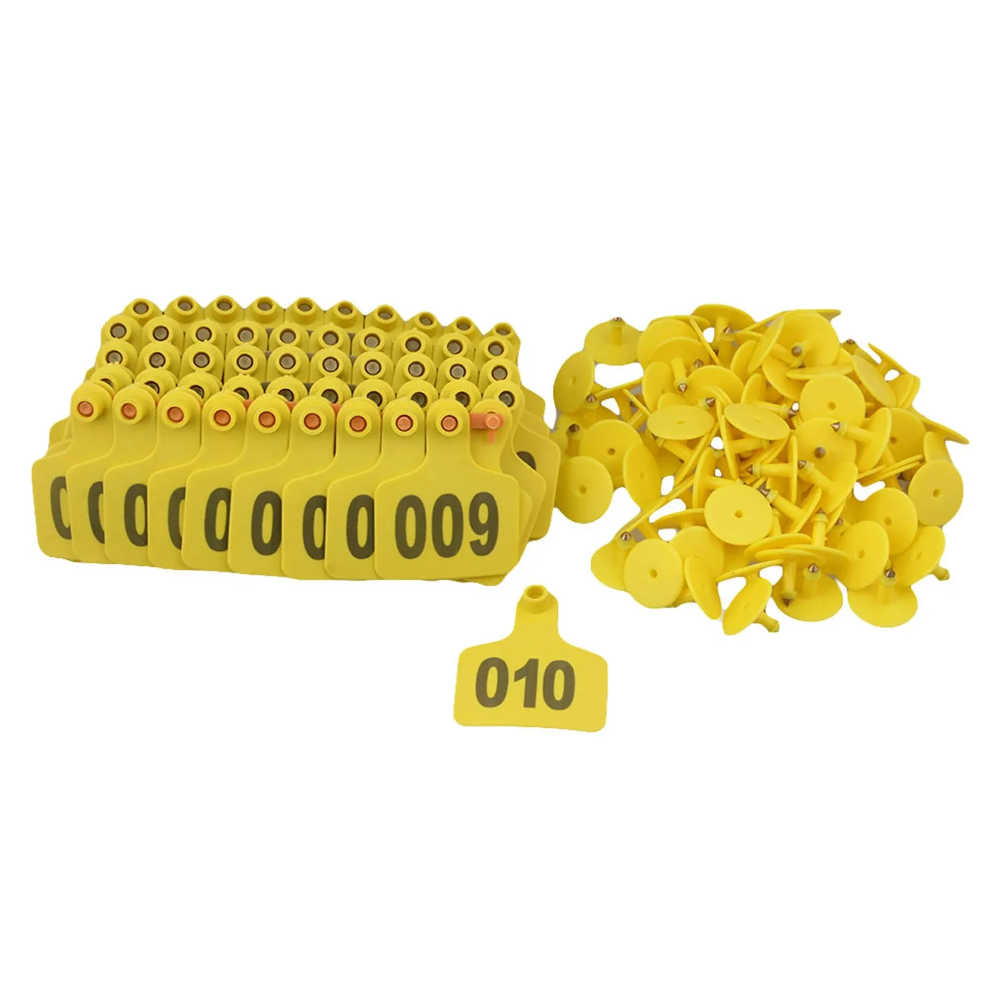 100 Sets  1-100 Number Large Livestock Ear Tag For Meat Quarantine