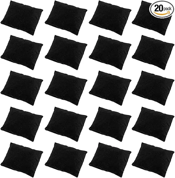 20 Pack Velvet Bracelet Watch Pillow for Jewelry Display Retail Shows