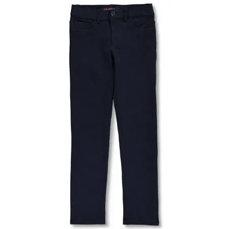 French Toast Girls' Skinny 5 Pocket Knit Pant