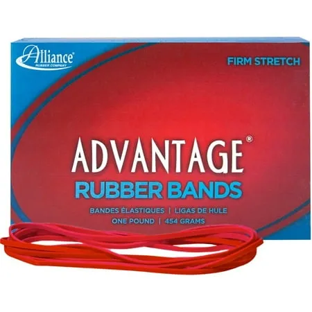 Rubber 97405 Advantage Rubber Bands Size #117B 1 lb Box Contains Approx. 200 Ba