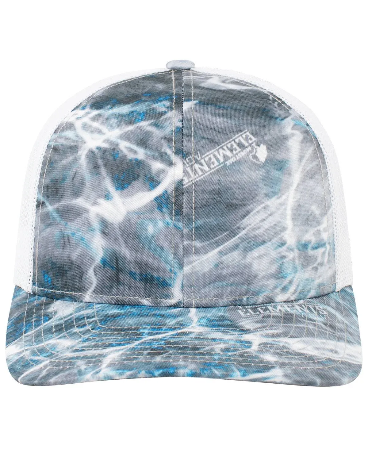 Pacific Headwear 107C Snapback Trucker Hat Os Steelhead/ White