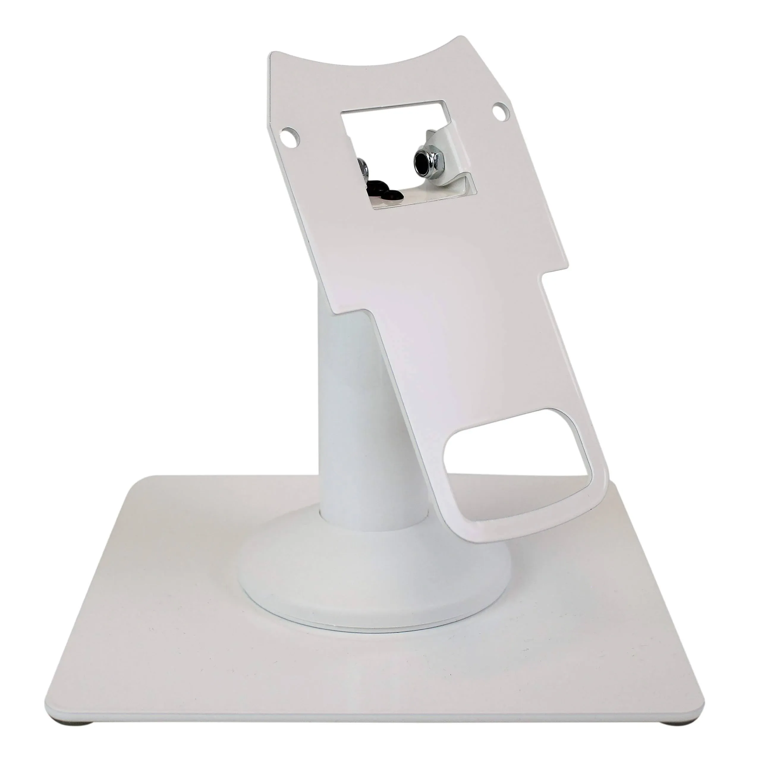 Clover Mini/Clover Mini 3 Freestanding Swivel and Tilt Stand (White) with Square Plate