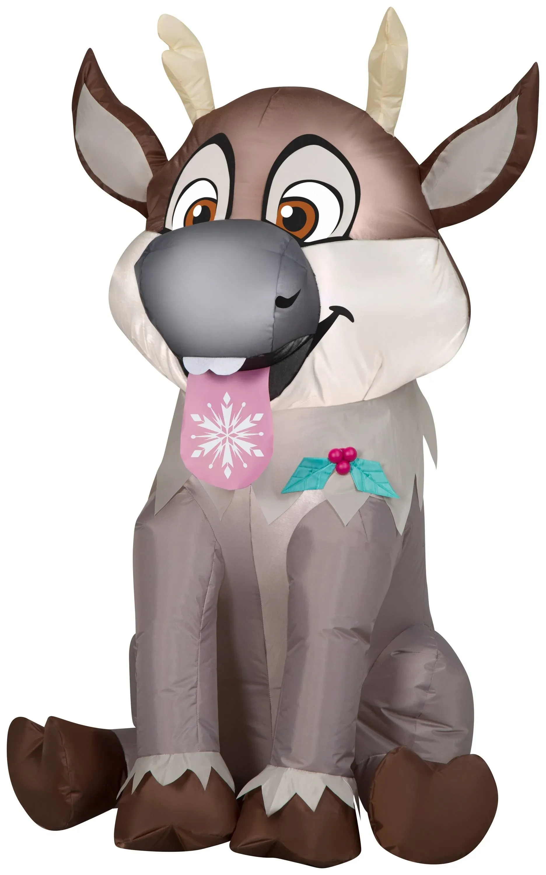 Gemmy Christmas Airblown Inflatable Inflatable Baby Sven, 3.5 ft Tall, Grey