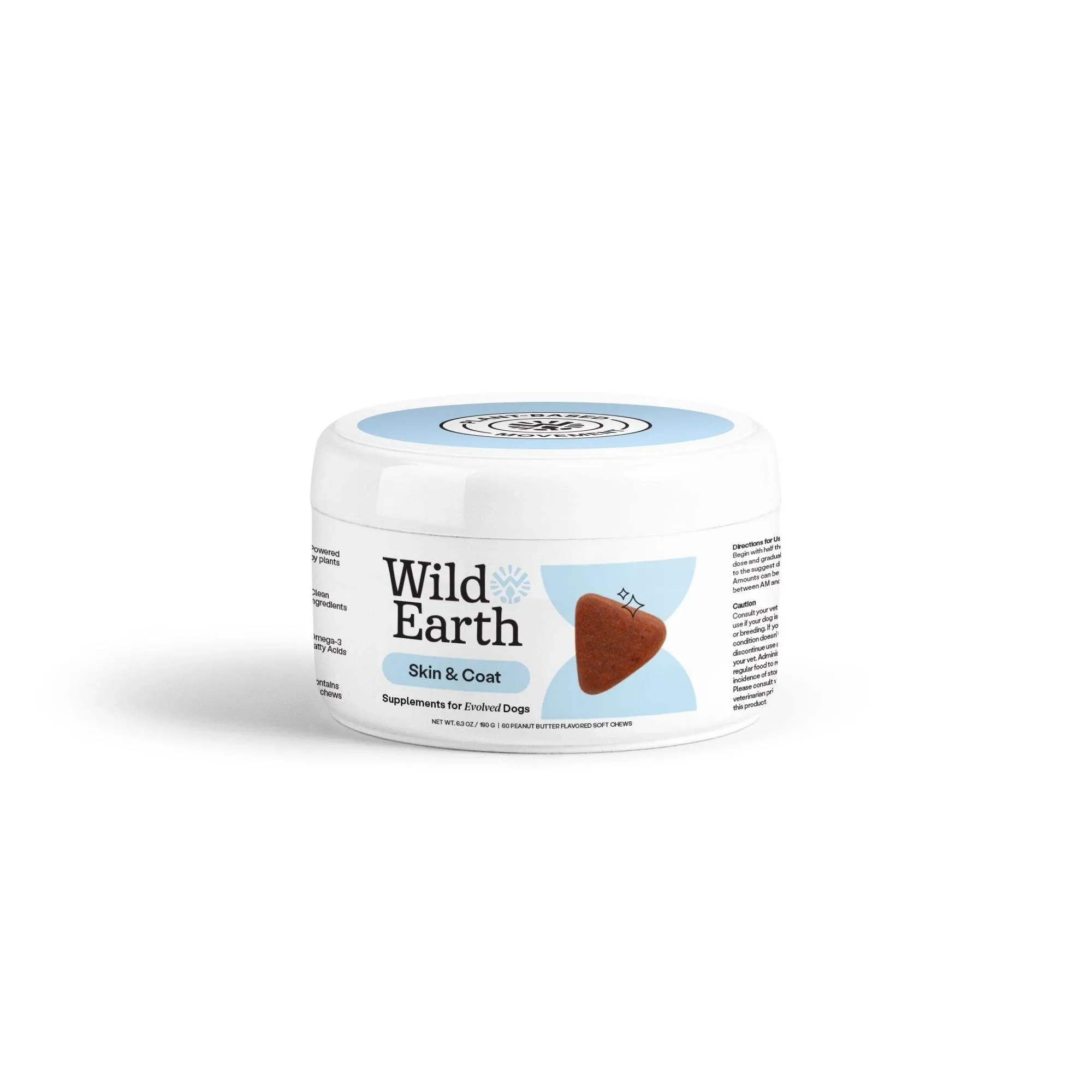 Wild Earth Skin & Coat Dog Supplements