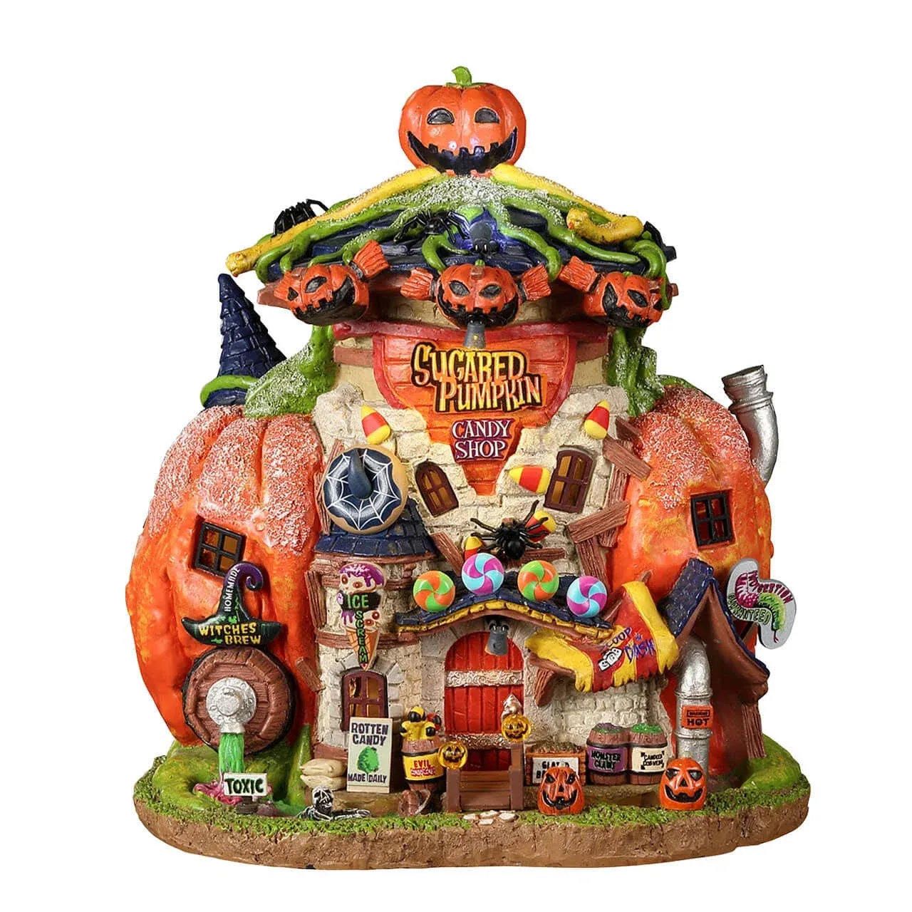 Lemax Spooky Town Sugared Pumpkin Candy Shoppe #25855