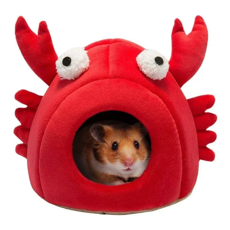 Small Pet Animals Bed Dutch Pig Hamster Cotton Nest Hedgehog Rat Chinchilla Guinea Habitat Mini House