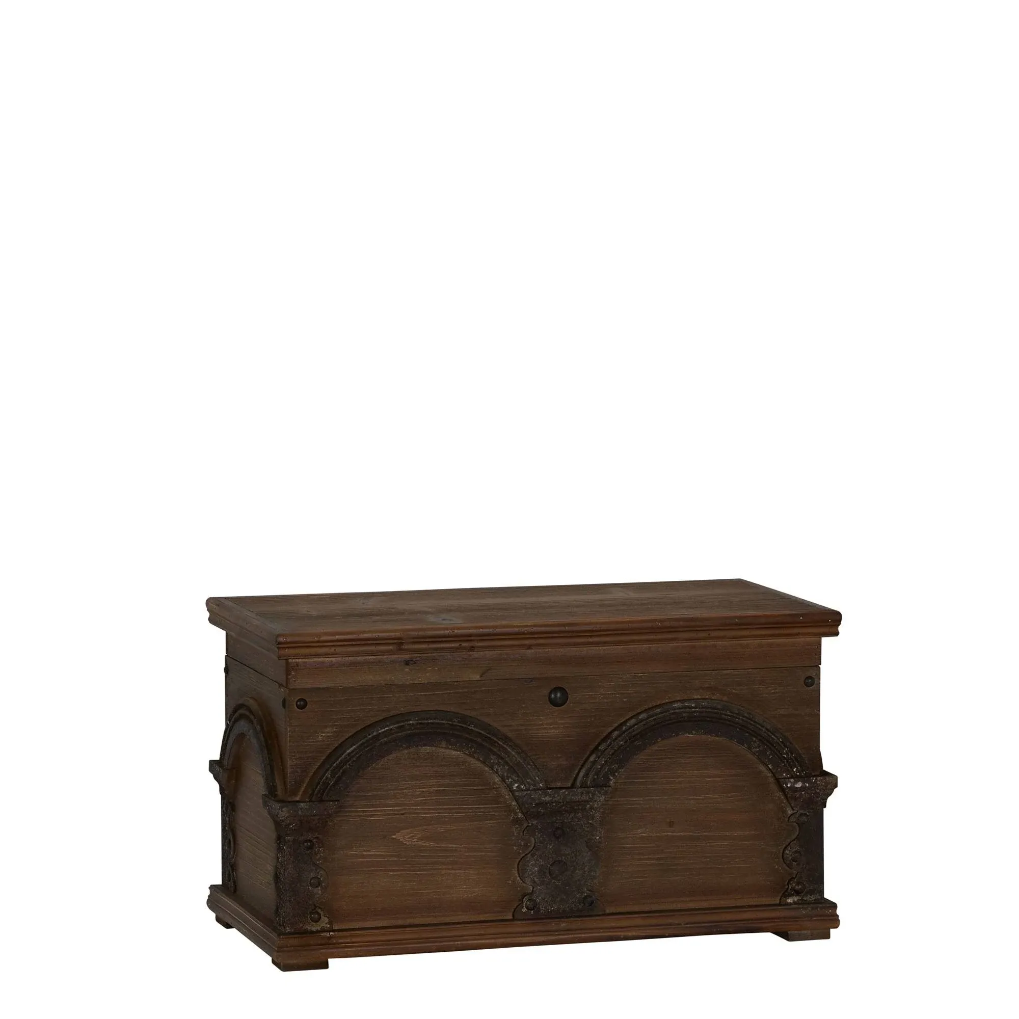 Household Essentials Wooden Arch Storage Trunk